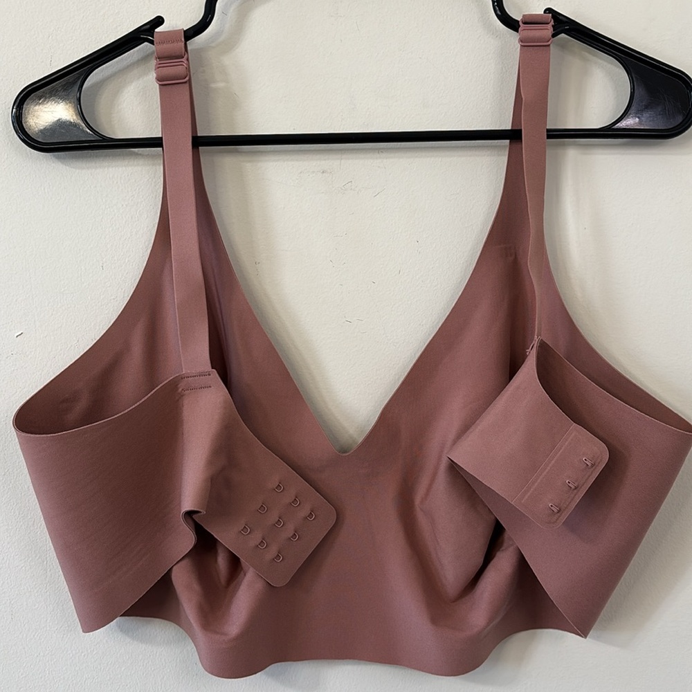 Bombas No Show Plunge Bralette Coco Plum Size 2X - Picture 6 of 7